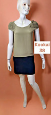 ? Kookai Taille 38   ? superbe robe  manches courtes kaki et noire
