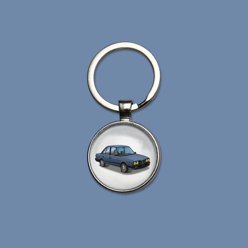 Porte clés bmw bleue - bmw,