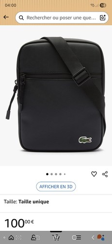 Sacoche homme lacoste - sacoche,