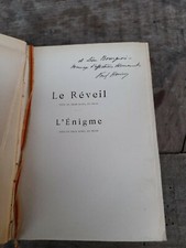 livre ancien Le reveil l enigme Paul Hervieu Leon Bourgeois dédicacé
