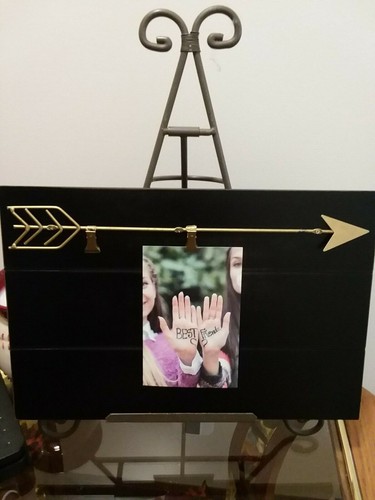 Wood note picture board easel
