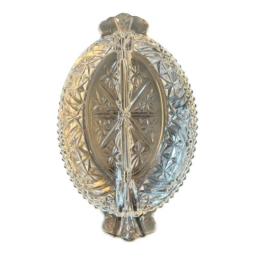 Clear cut glass divided - clear,