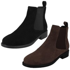 Bottes Cheville En Cuir