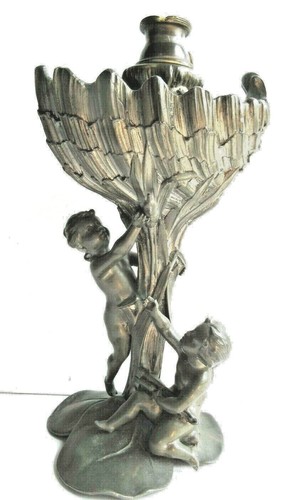 Pied lampe étain - pied,