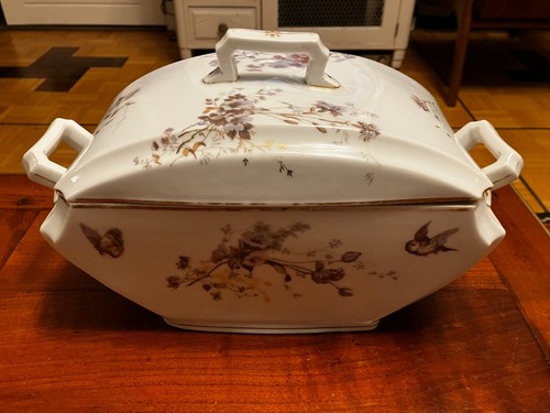 Soupière porcelaine art - soupière, en
