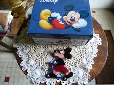  VINTAGE années 80 ANCIENNE AGRAFE MICKEY dans sa boite