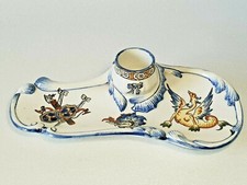 🔅 ancien encrier en faience