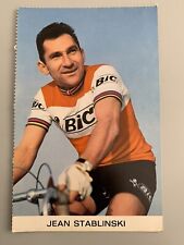 Ancienne carte photo cycliste Jean Stablinski cyclisme