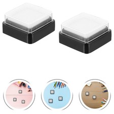  18 tampons encreurs vierges - Tampons encreurs en éponge haute densité pour