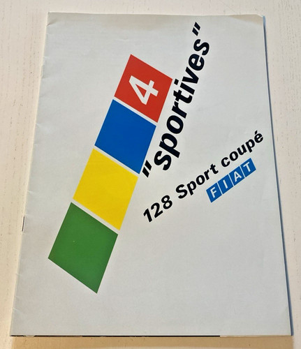 Brochure vente fiat 128 - brochure,