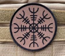 Casque viking de respect patch (3,5") Velkro crochet insigne OD Tactical M...