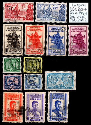 Indochine timbres n 203 - :, n°203