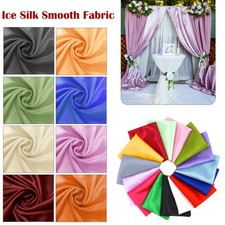 Tissu Rideau En Soie Glacée