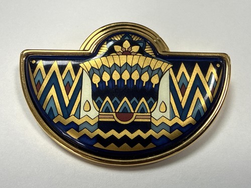 Broche émaillé frey - émaillé,