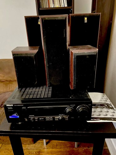 Ampli philips fr740 surround - ampli,
