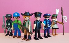 PLAYMOBIL VILLAGE PEOPLE SAN FRANCISCO IN THE NAVY DANCE DISCO GAY LEATHER RARE