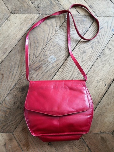 Sac main vintage cuir - sac, en