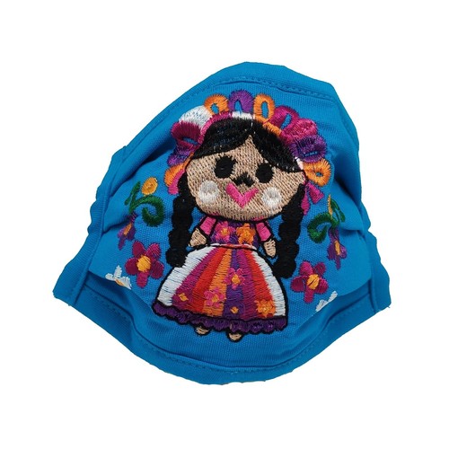 Face mask mexican embroidered - face,