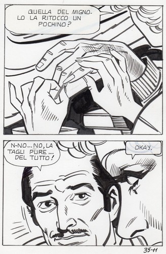 Monstre planche originale - le,