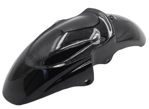 Garde boue avant noir brillant - avant,