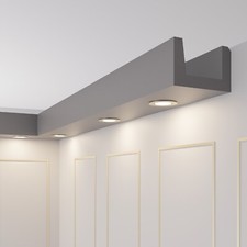 16 Mètres LED Lumière Spots Profil Pour Éclairage Indirect XPS OL-31 Plafond