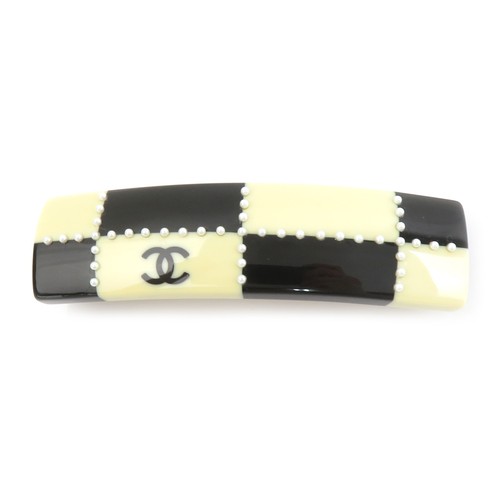 Auth chanel logo barrette - cc,