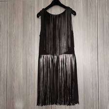 Superbe robe à franges en