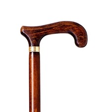 Canne de marche en bois, brun