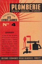 Les Livres Jaunes N°4 : Plomberie, Ed. Techniques Oscar Beausoleil, 1965