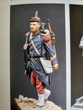 Poste Militaire/Caporal 1870/75mm no 54mm Durendal Pegaso Cimier Metal Modeles