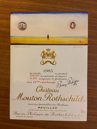 Etiquette château mouton - etiquette,