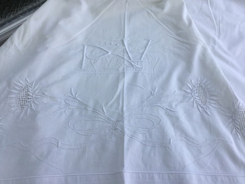 Linge ancien drap - , plat