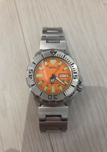 Seiko orange monster 1st - orange,