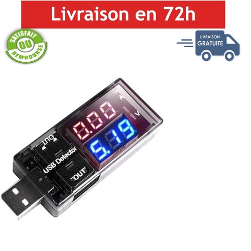 Arceli testeur usb tension - testeur,