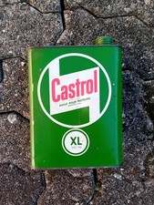Ancien Bidon Huile CASTROL  XL Avec Son Bouchon D'origine 
