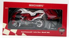 MINICHAMPS 1/12 CARLOS CHECA 2005 SUR DUCATI DESMOSEDICI MOTO GP 122050007 NEW