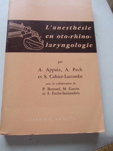 Anesthesie en - l'anesthesie,