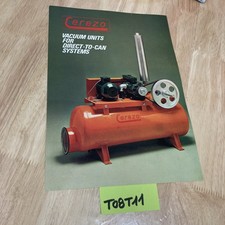 Pompe à vide CEREZO trayeuse lait prospectus catalogue publicité agricole