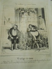 Caricature 1837  Les malheurs