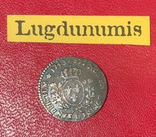 Louis XV, 1715-1774 – 1/20 écu argent au bandeau 1743 L Bayonne