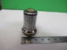 Antique Bausch Lomb Laiton Objectif 97X Microscope Pièce Comme Imprimé &75-B-12