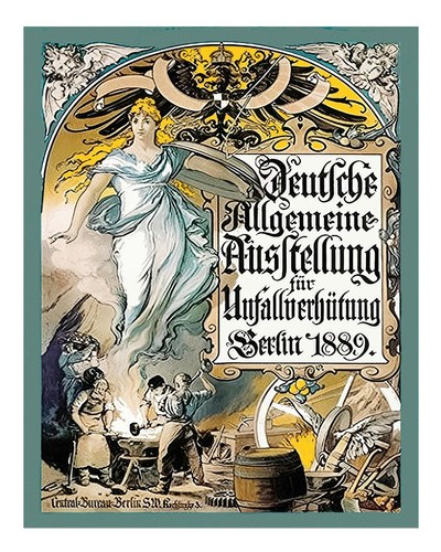 Vintage art nouveau mural - art,