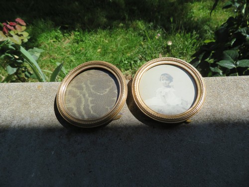 Cadres photo rond - cadres, bronze