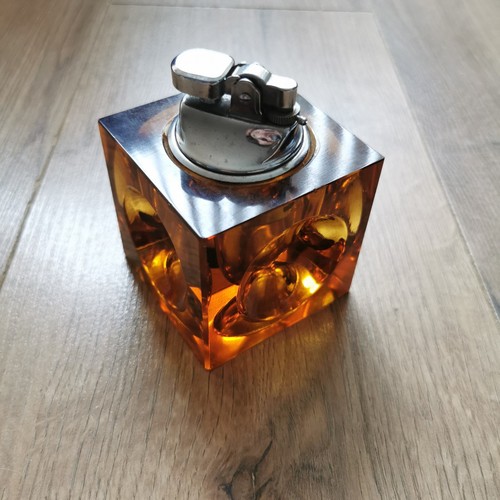 Briquet table verre murano - briquet,
