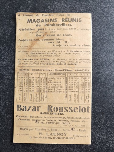Publicité magasin réunis - publicité,