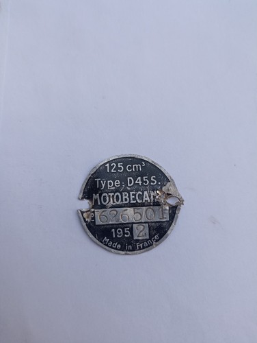 Plaque moteur motobecane 125 - motobecane,