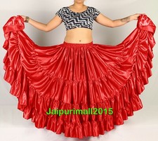 Red satin yard skirt - 25,