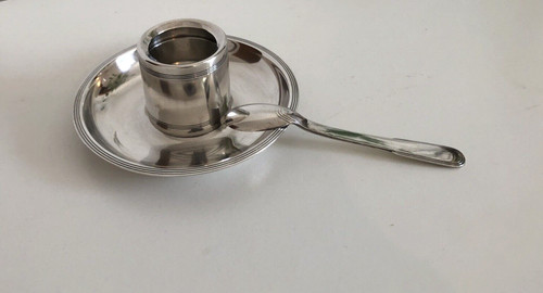 Rare coquetier christofle rond - rare,