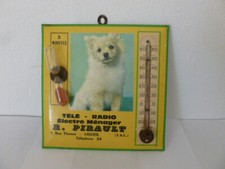 GLACOIDE ANCIEN publiciataire ancien R. PIRAULT a LIGUEIL 16cm x 16cm Sablier