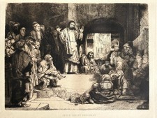 Rembrandt Gravure Eau Forte